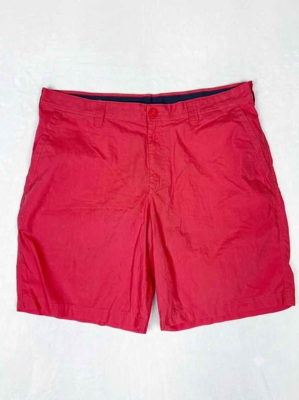 Columbia Mens Poppy Red Chino Hiking Shorts Size 38W